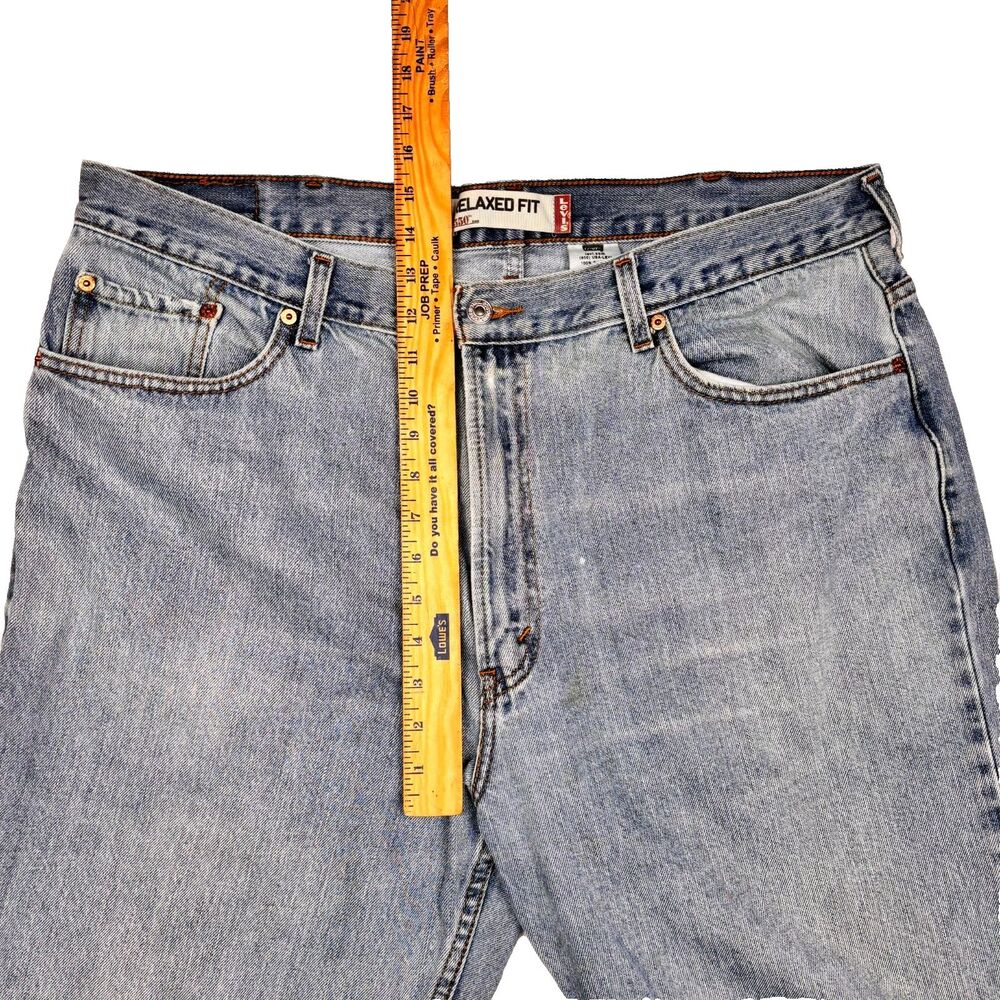 Levi's 550 Relaxed Fit Jeans Mens 42x34 Medium Stonewash Circa Early 2000s Y2K - Picture 6 of 8